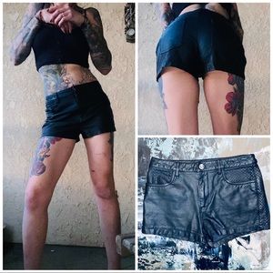 Forever 21 Leather Shorts